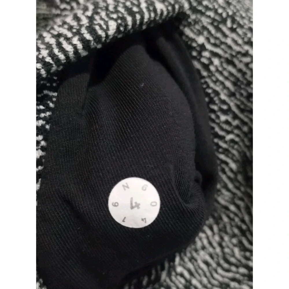 Lululemon Scuba Hoodie IVCurrents White Black Women's 4 Full Zip Jacket‎